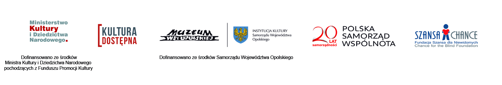 Logotypy projektu Sensoryczna Wieś Opolska