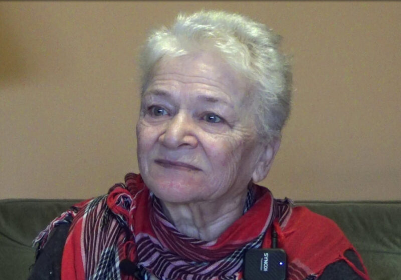 Barbara Bukład z d. Sosnowska , ur. w Kołomyi. Fot. M. Górniak, Opole, luty 2023 r.