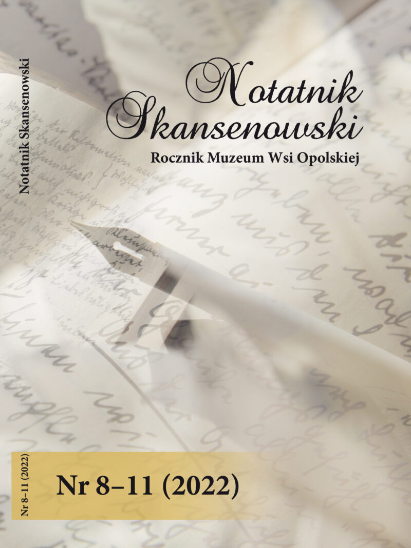 Okładka publikacji Notatnik Skansenowski.