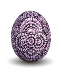 Jajko-kroszonka-z-motywem-kwiatowo-roslinnym-tlo-fioletowe.